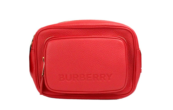 Burberry Branded Bright Grainy Camera Crossbody Women Bag Leather Red Small Crossbody Bag