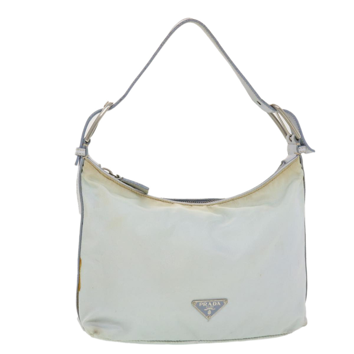 Prada Shoulder Bag Light Nylon Blue Light Blue 44149