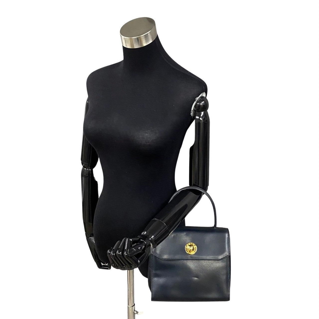 Shoulder Bag Star Ball Women Leather Black