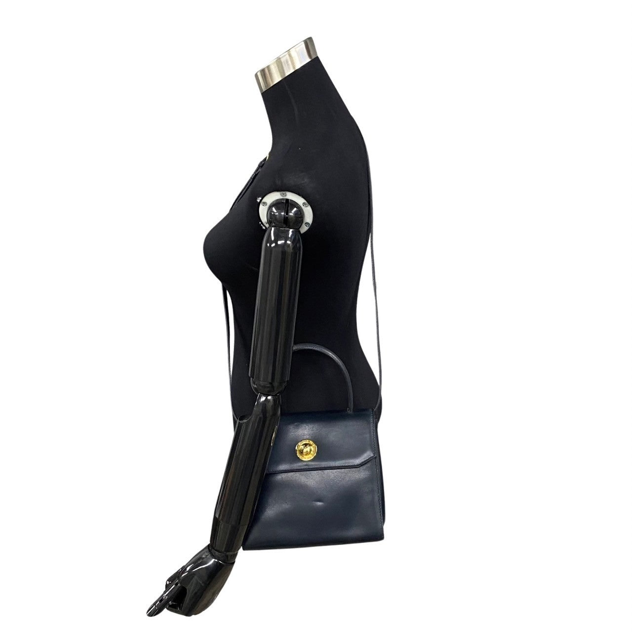 Shoulder Bag Star Ball Women Leather Black