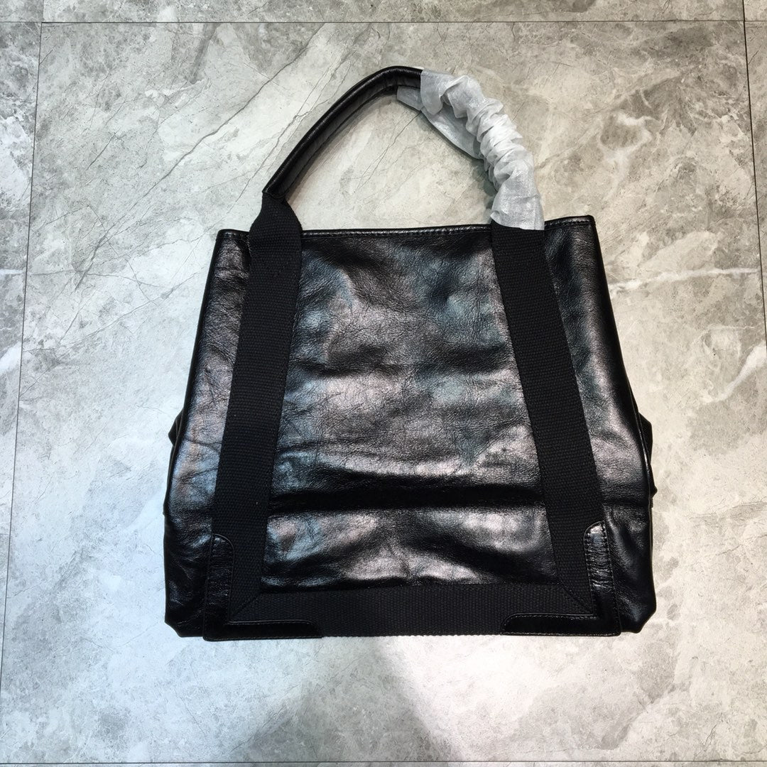 Top Quality Navy Metop Qualityum Cabas Tote Black Tote Bag