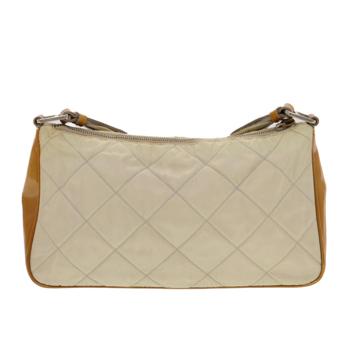 Prada Shoulder Bag Nylon Beige Nylon Beige 44521