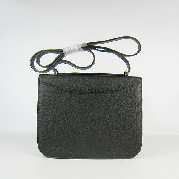 Hermes Luxury Constance Cowskin Bag H Leather Black Travel Bag