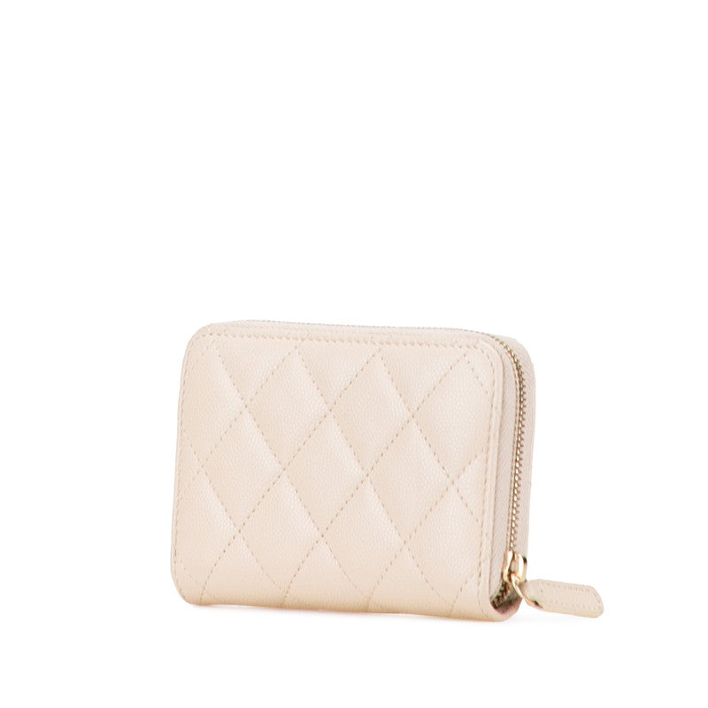 Chanel Coco Mark Matelassé Caviar Coin Case Handbag