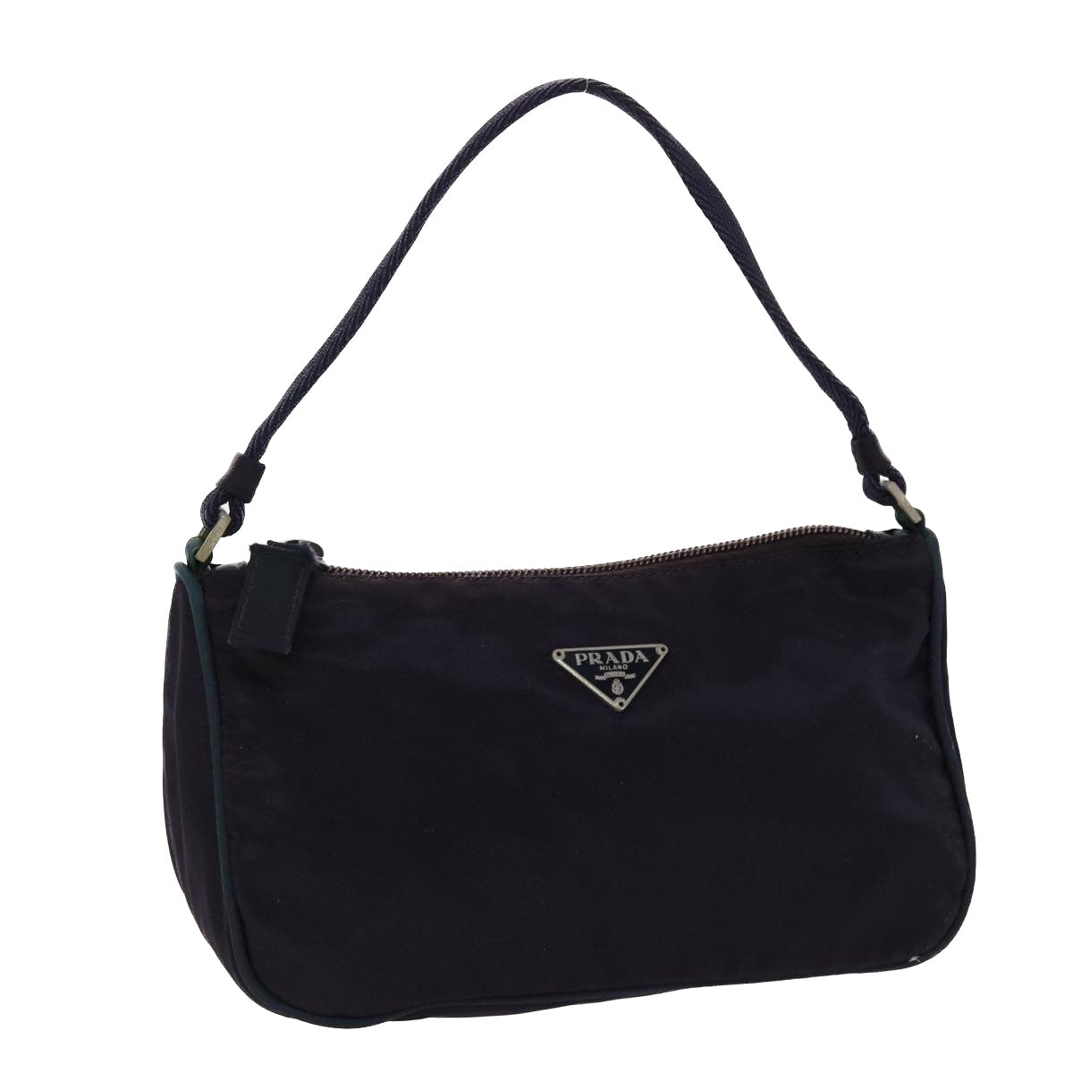 Prada Accessory Pouch Luxury Handbag Nylon Purple Clutch Bag Nylon Purple 45187