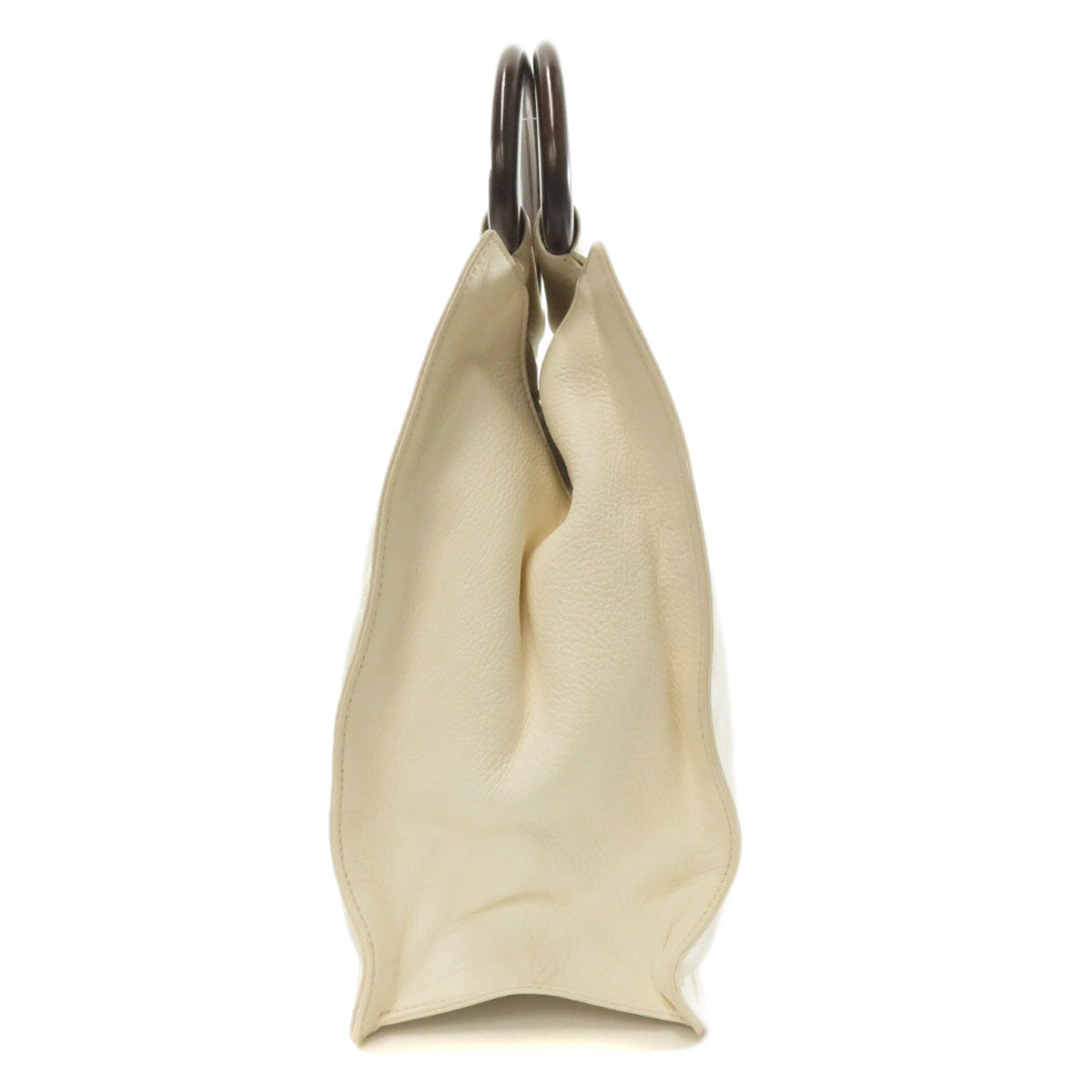 Chanel Cocomark Handbag Leather White