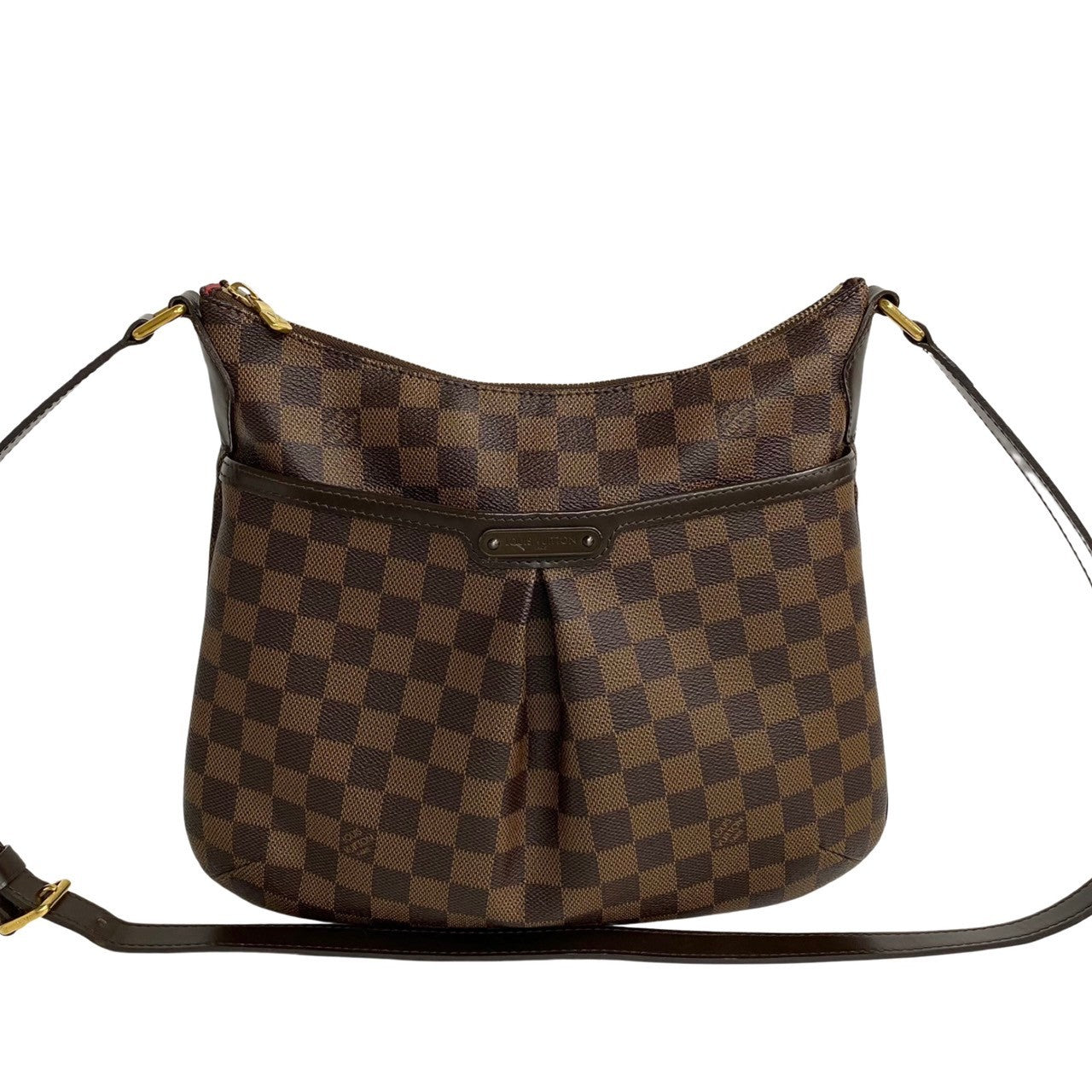 Louis Vuitton N42251 PVC Damier Bloomsbury PM Leather Brown Shoulder Bag