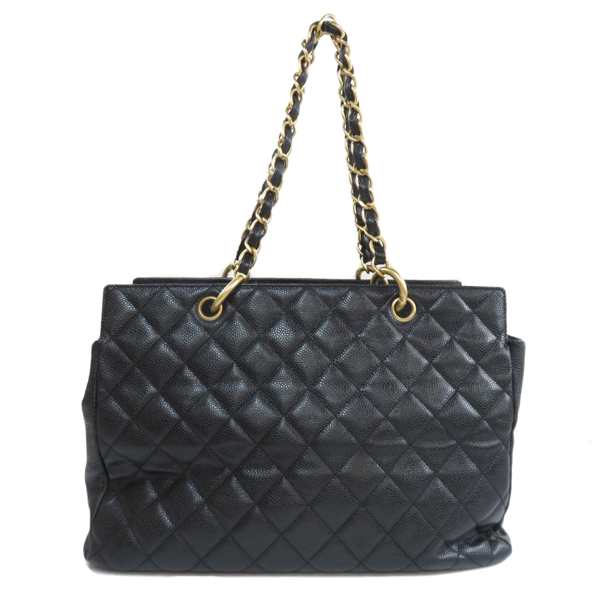Chanel Bag Hardware Tote Bag Caviar Skin Matelasse Gold