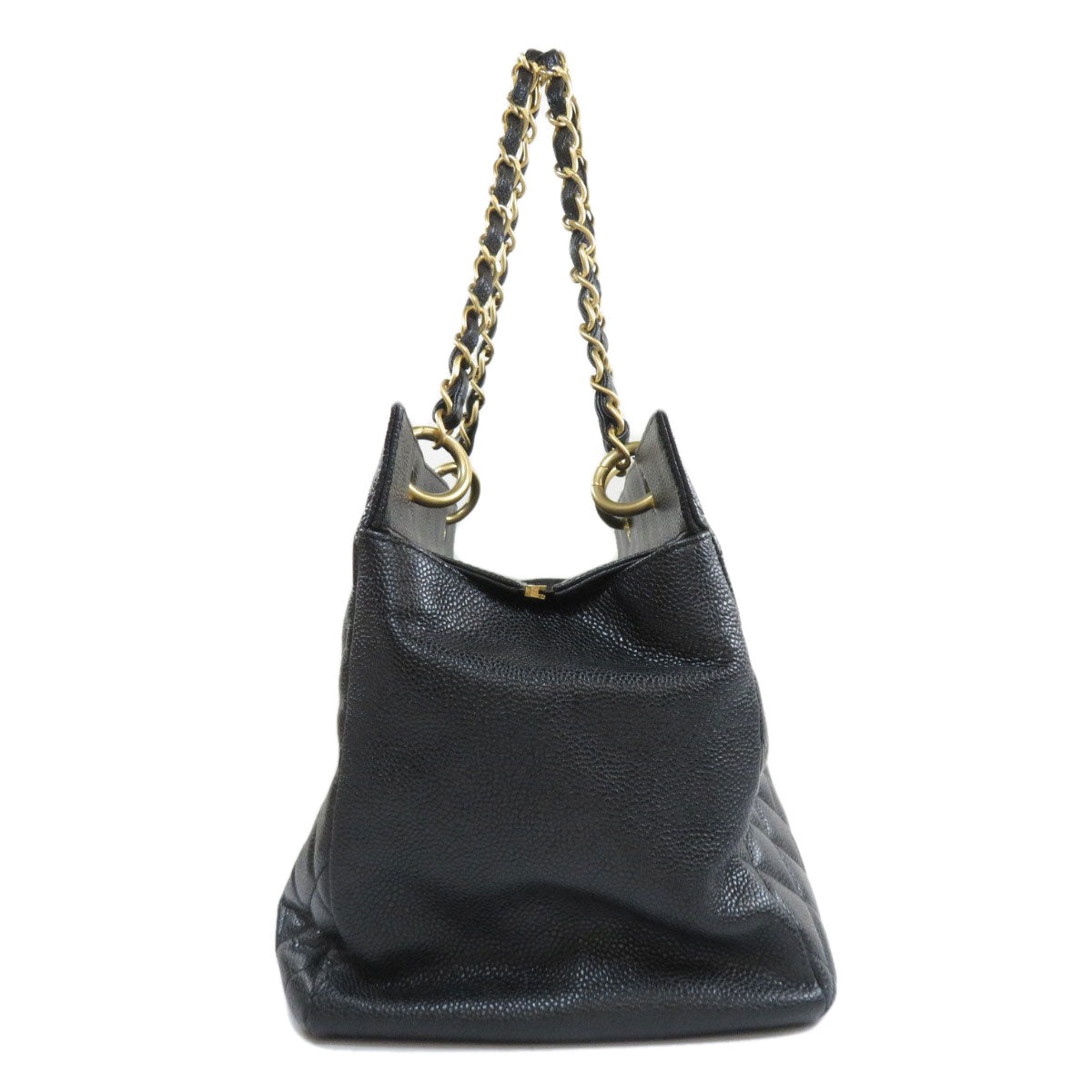 Chanel Bag Hardware Tote Bag Caviar Skin Matelasse Gold