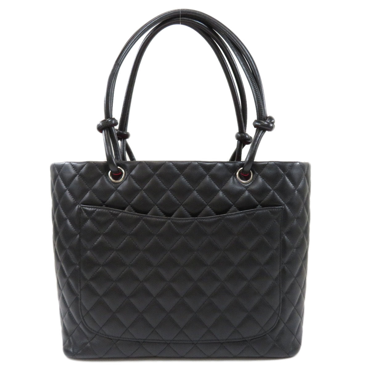 Chanel Cambon Line Tote Bag Calf Black