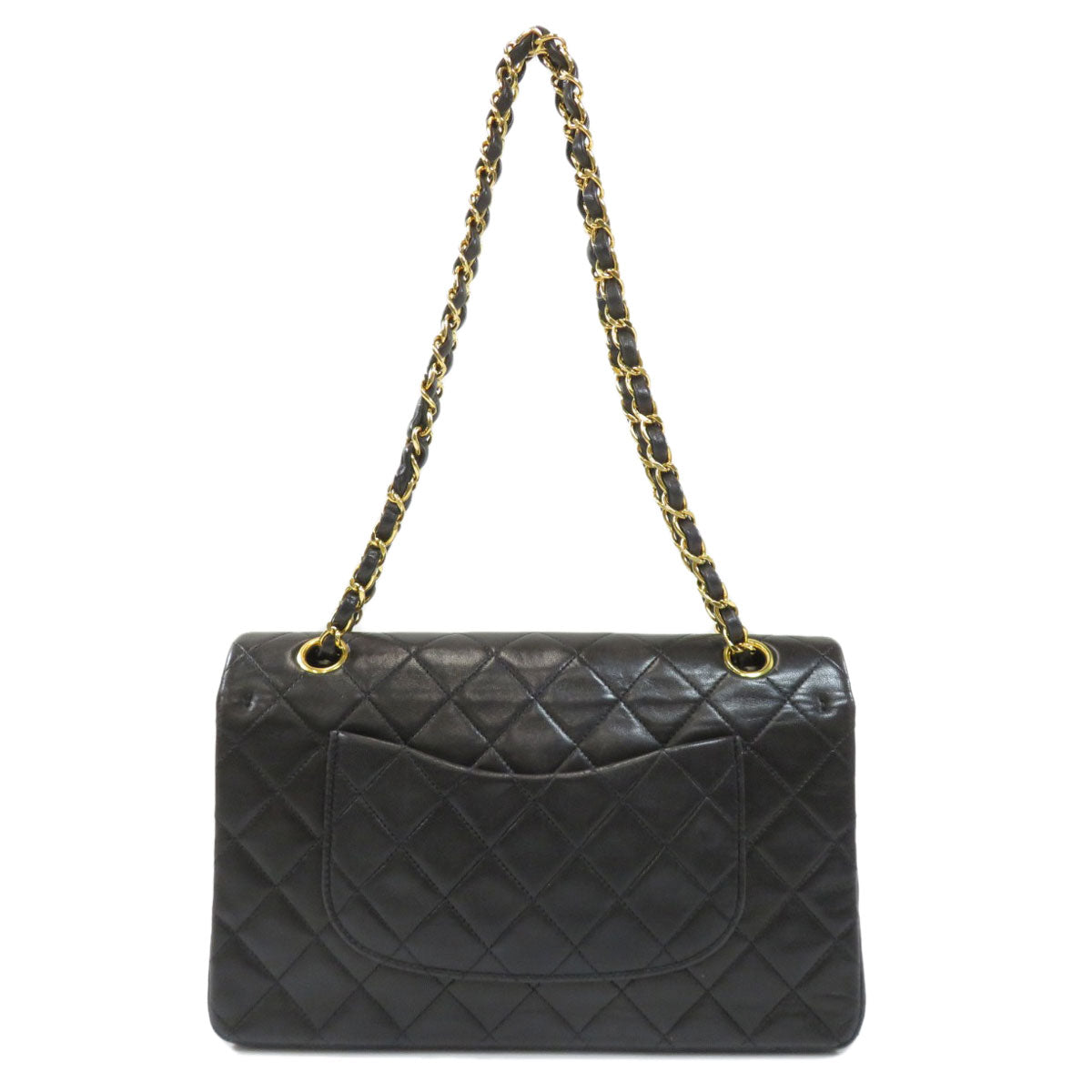 Chanel Shoulder Bag Hardware Calf Matelasse Gold