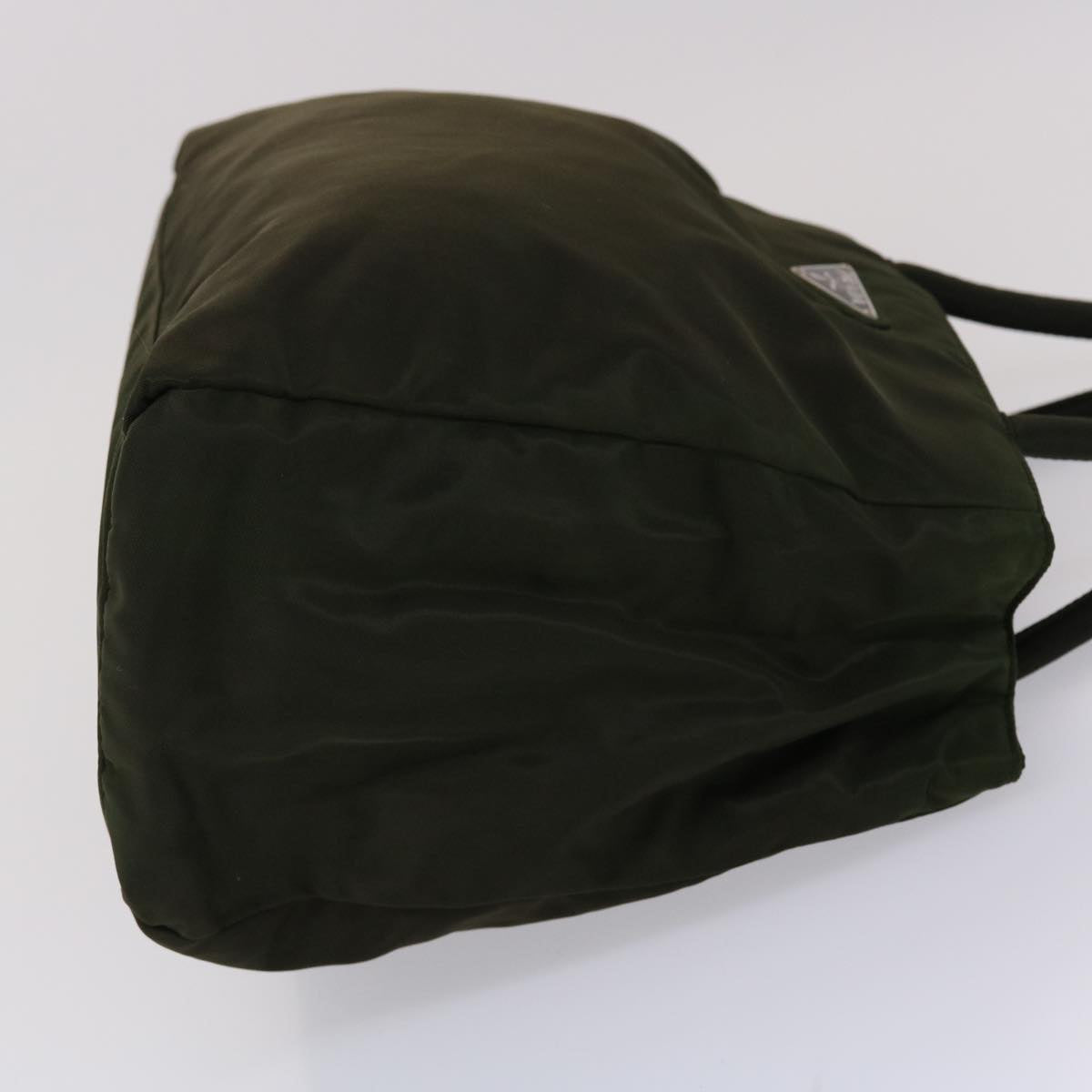 Prada Hand Bag Khaki Auth Nylon Travel Bag Khaki Auth 45940