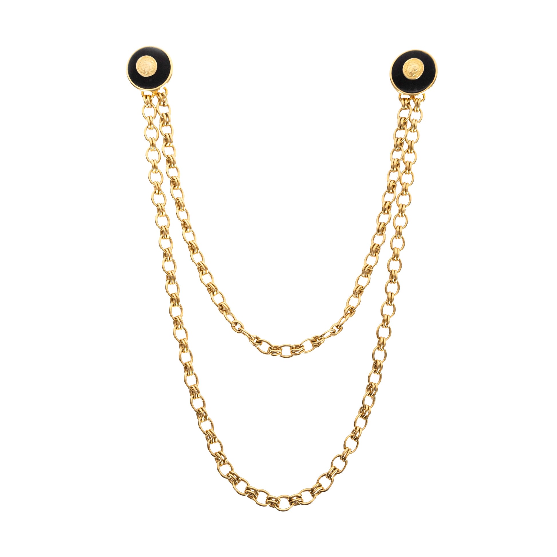 Chanel Chanel   Brooch with Chain
