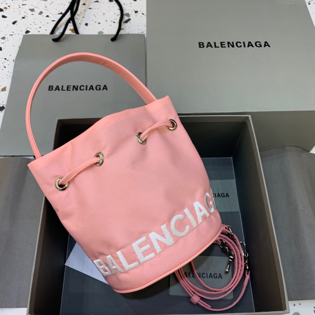 Balen Le Cagole Metop Qualityum Bag In Pink Bucket Bucket Bag 118In30Cm 8687
