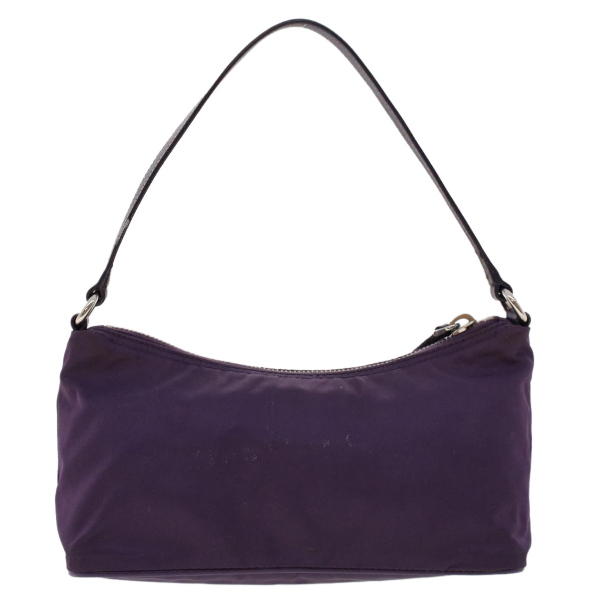 Prada Accessory Pouch Luxury Handbag Nylon Purple Clutch Bag Nylon Purple 46139