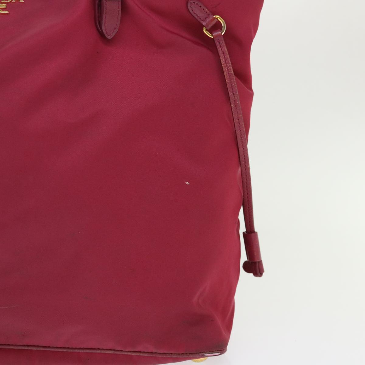 Prada Tote Bag Nylon Pink Nylon Pink 46322