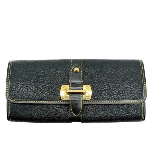 Louis Vuitton Suhali Portefeuille Favori Noir Fashion Accessory