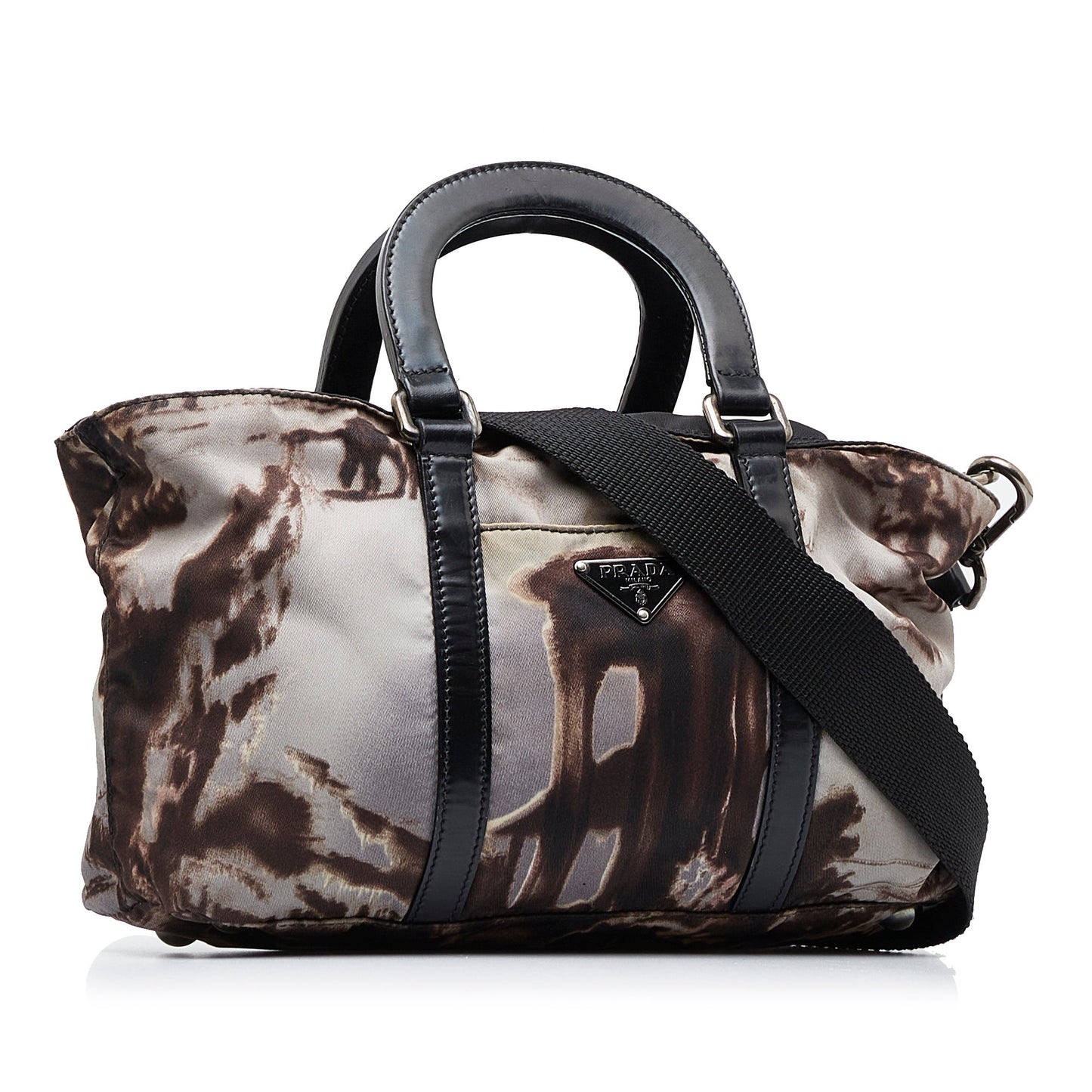 Prada Tessuto Stampato Satchel Satchel Bag Stampato Satchel 7