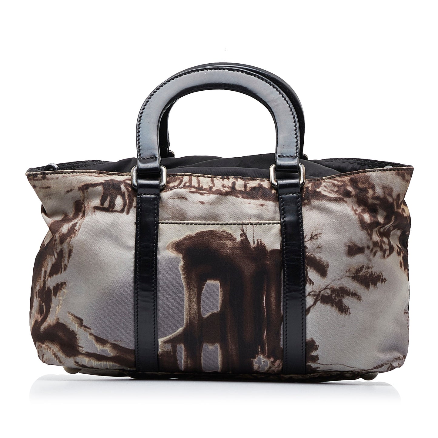 Prada Tessuto Stampato Satchel Satchel Bag Stampato Satchel 7