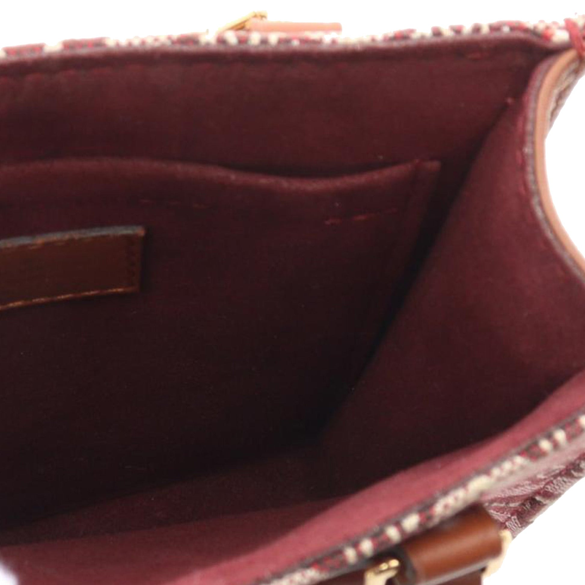 Red Louis Vuitton Since 1854 Petit Sac Plat Satchel