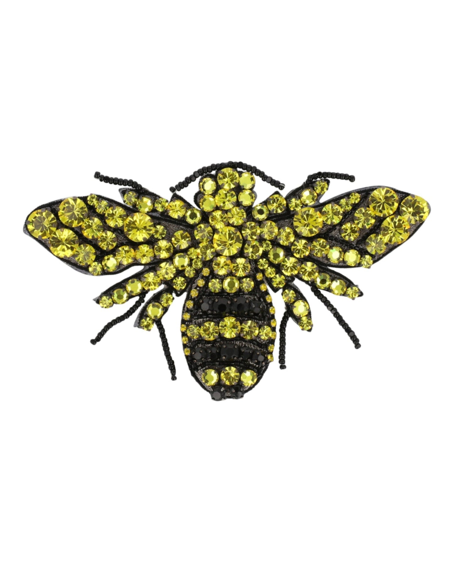 Gucci Womens Crystal-Embellished Bee Brooch