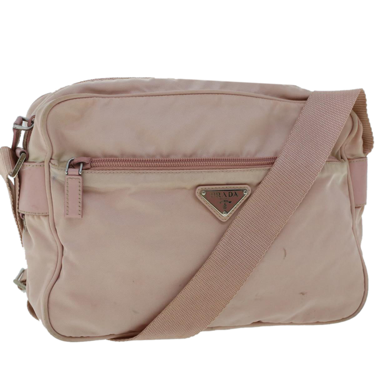 Prada Shoulder Bag Nylon Pink