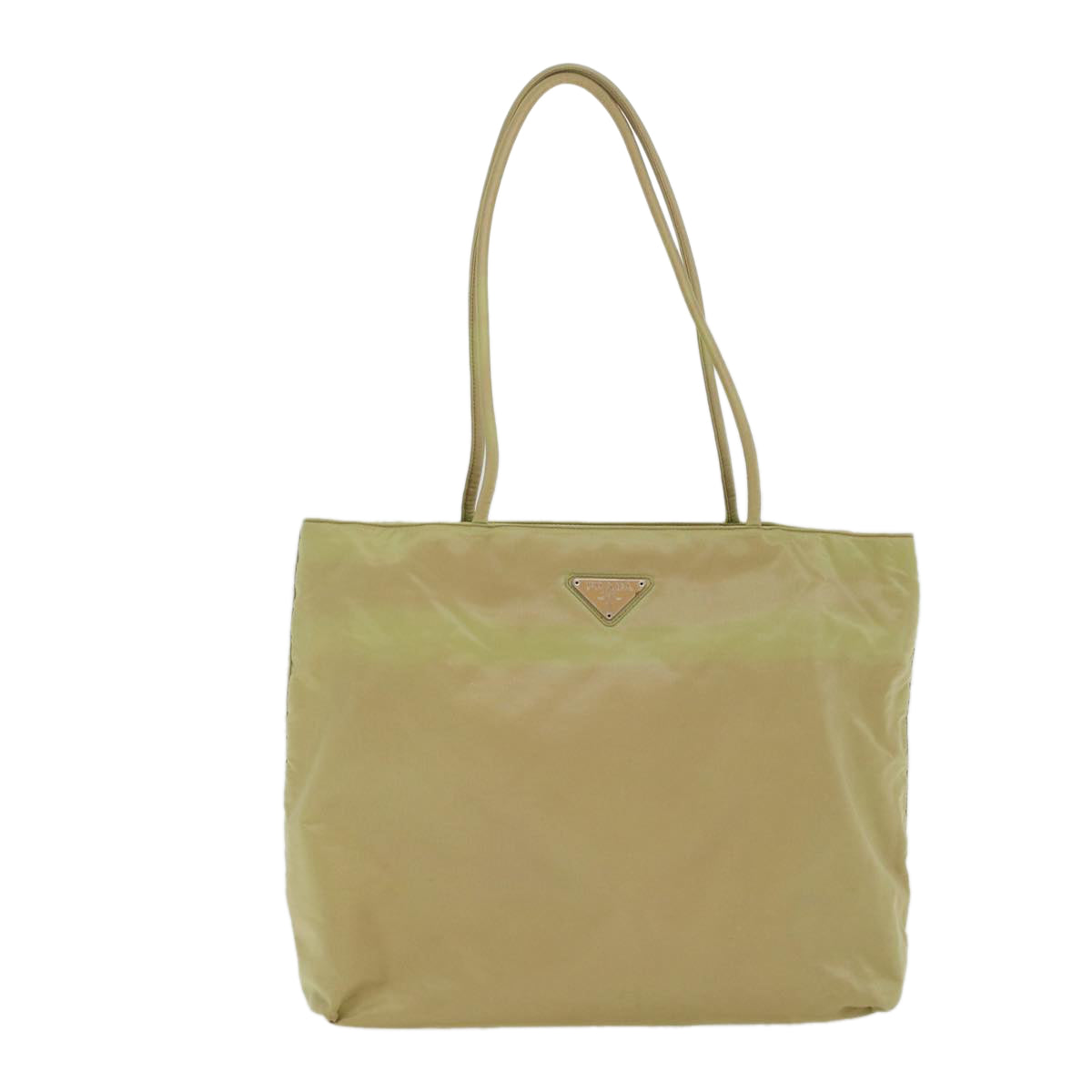 Prada Tote Bag Nylon Beige Nylon Beige 48194