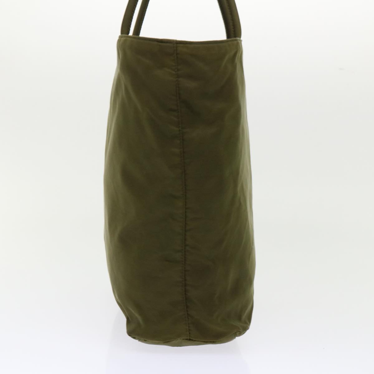 Prada Hand Bag Khaki Nylon Travel Bag Nylon Khaki 48200