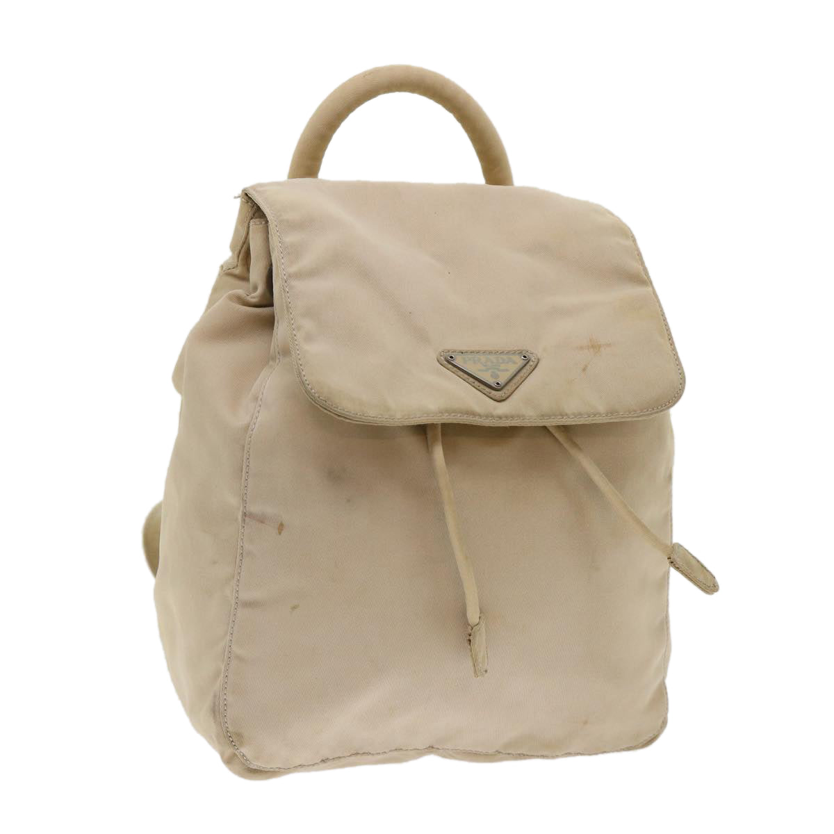 Prada Backpack Nylon Beige