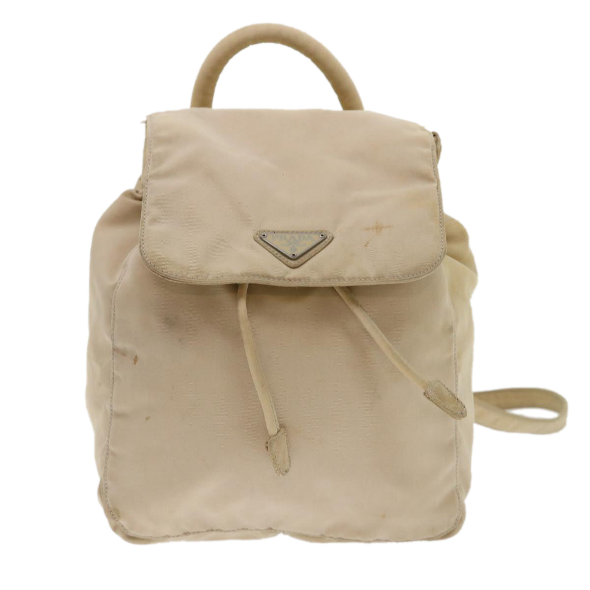 Prada Backpack Nylon Beige