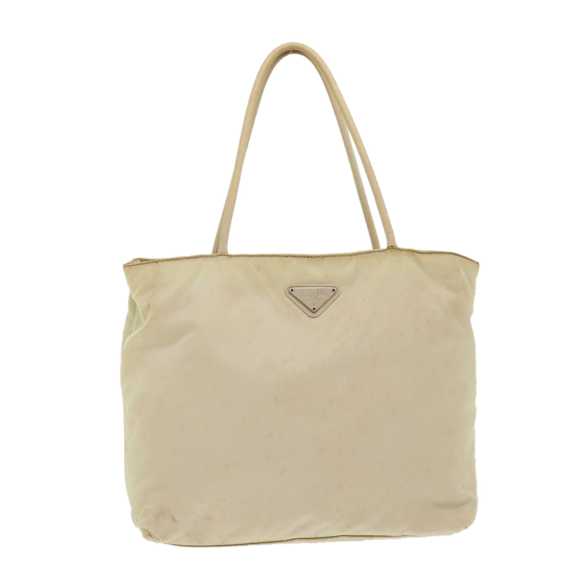 Prada Hand Bag Nylon Beige Travel Bag Nylon Beige 48236