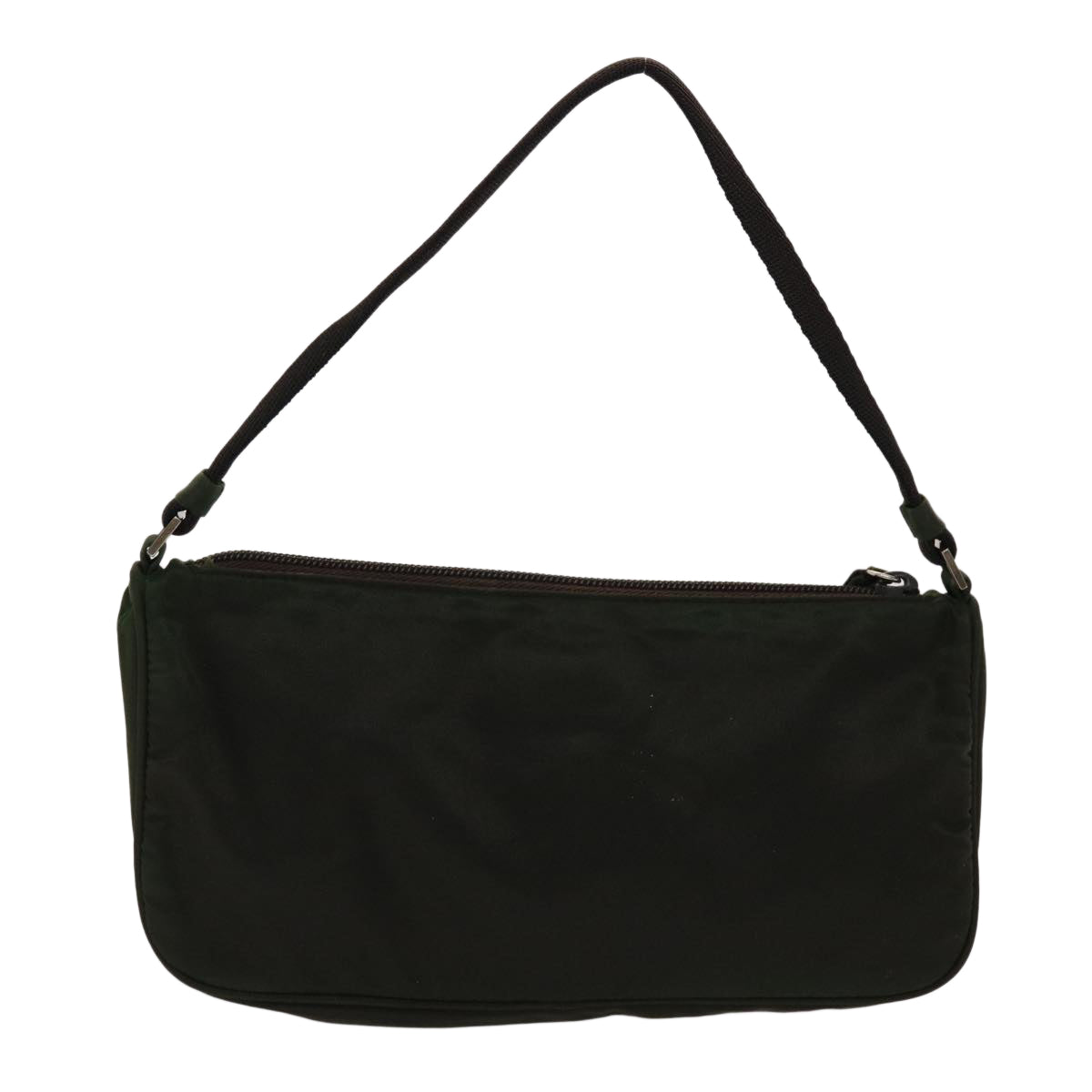 Prada Accessory Pouch Khaki Luxury Handbag Nylon Clutch Bag Nylon Khaki 48612