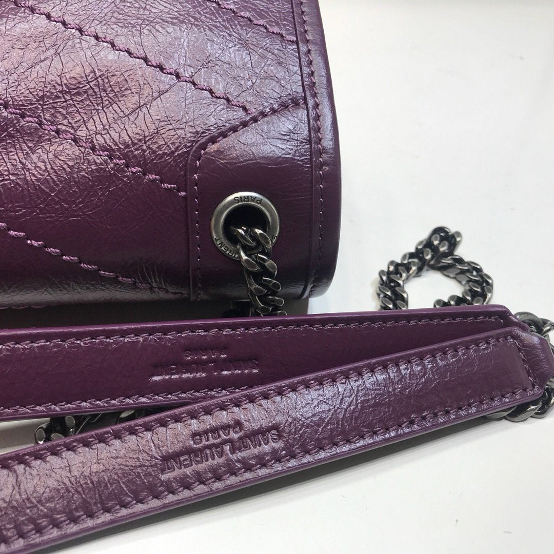 YSL Saint Laurent Niki Shoulder Bag Monogram Chain 82In21Cm Ysl 8063