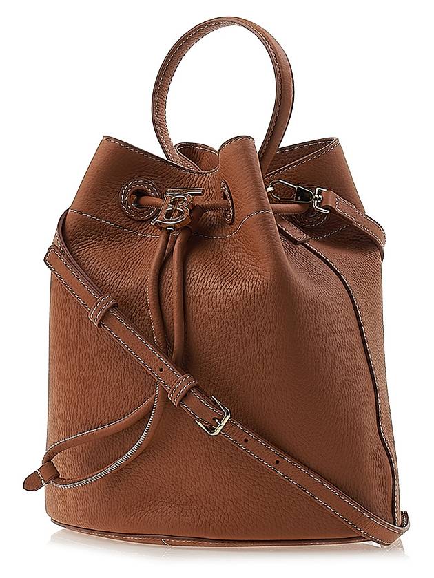 Burberry Luxury Tb Bag Leather Brown Small Bucket Bag