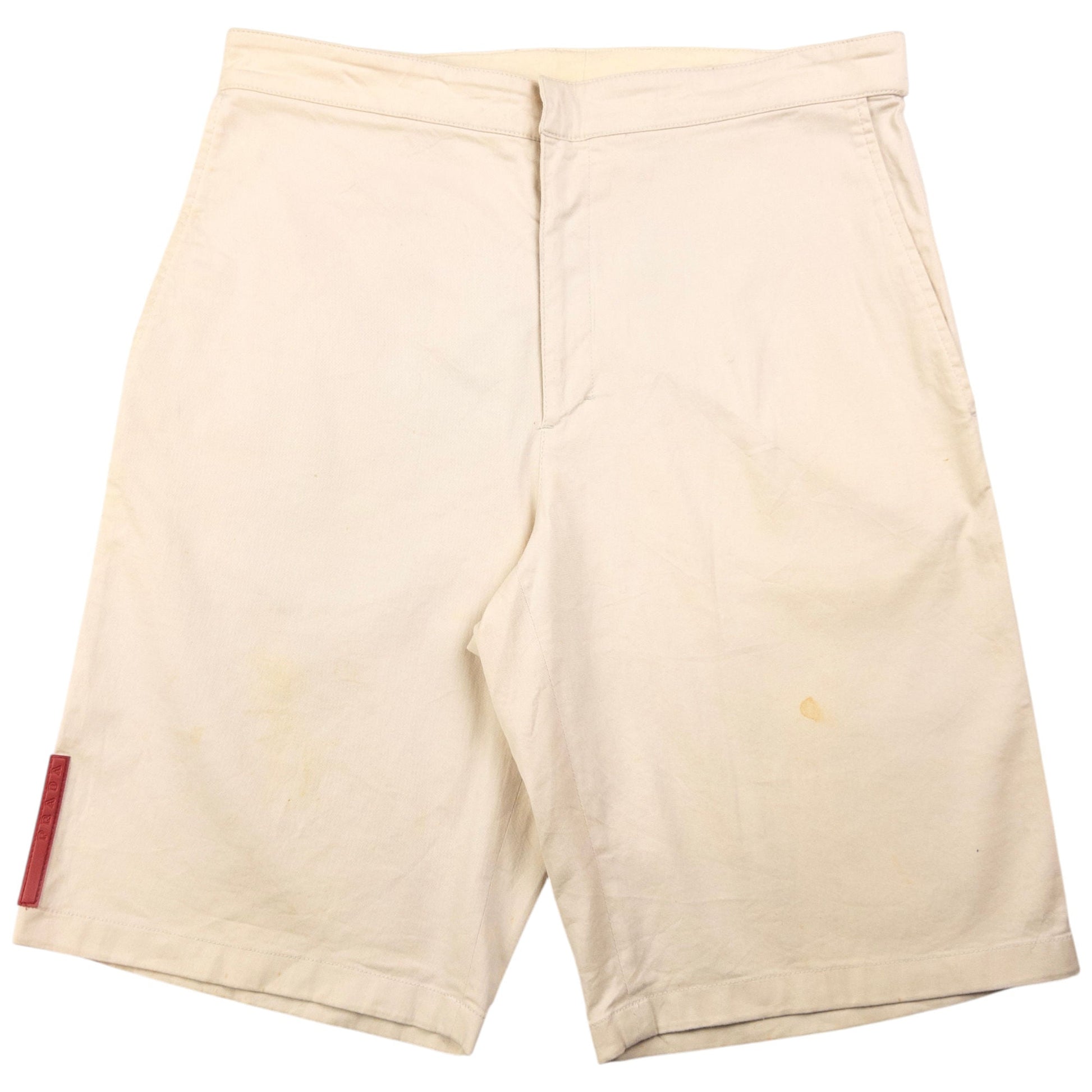 Prada Handbag Sport Shorts Cream
