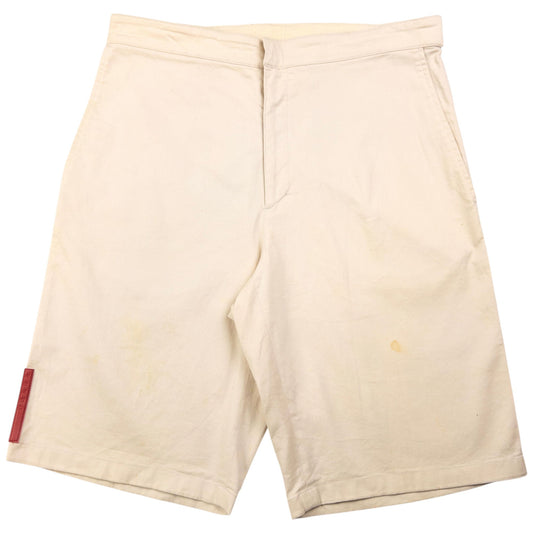 Prada Handbag Sport Shorts Cream