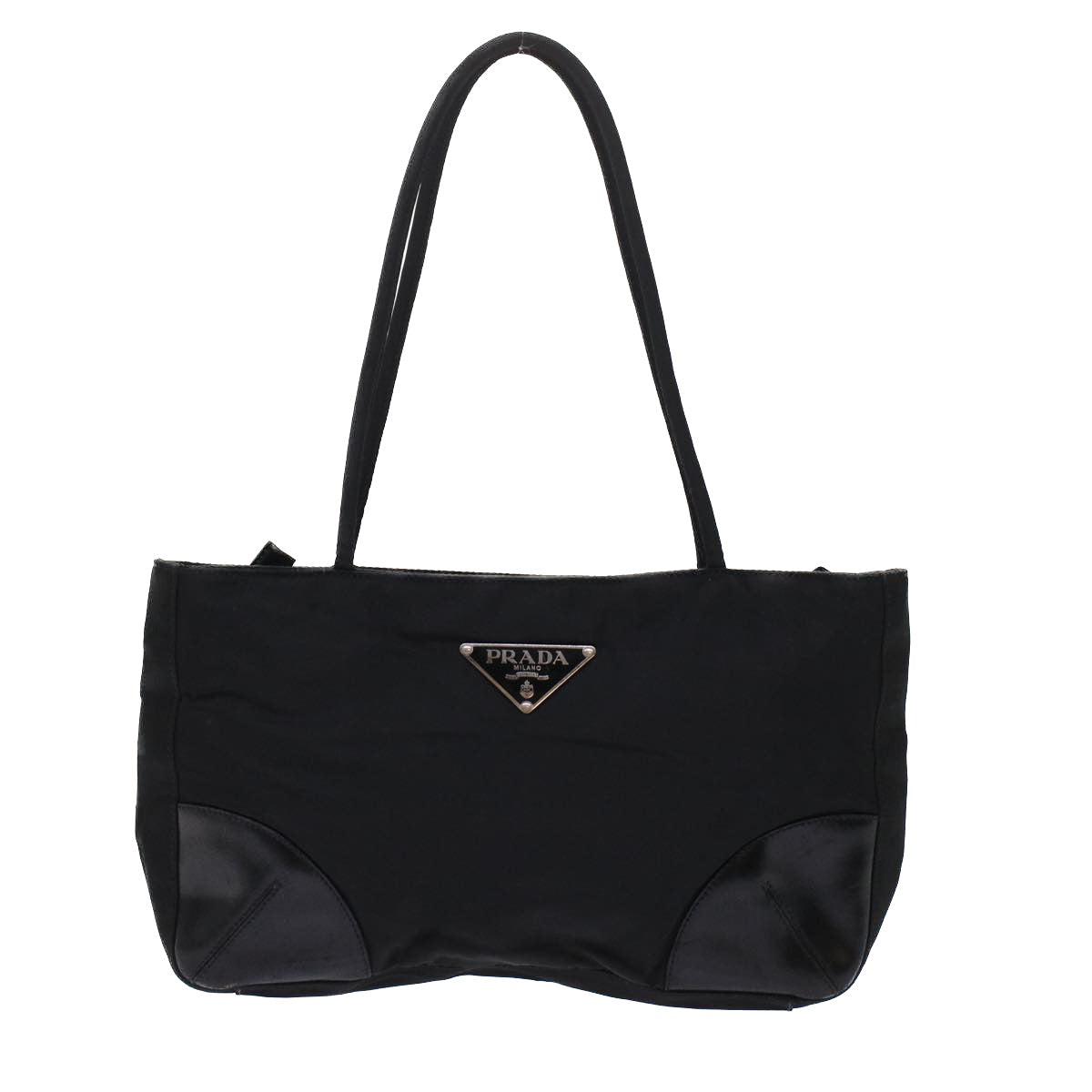 Prada Hand Bag Nylon Black Travel Bag Nylon Black 49026