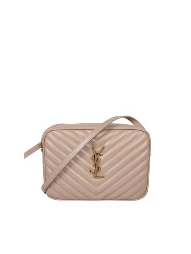 YSL Saint Laurent Luxury Trending Lou Quilting Cross Bag Beige Logo Travel Bag