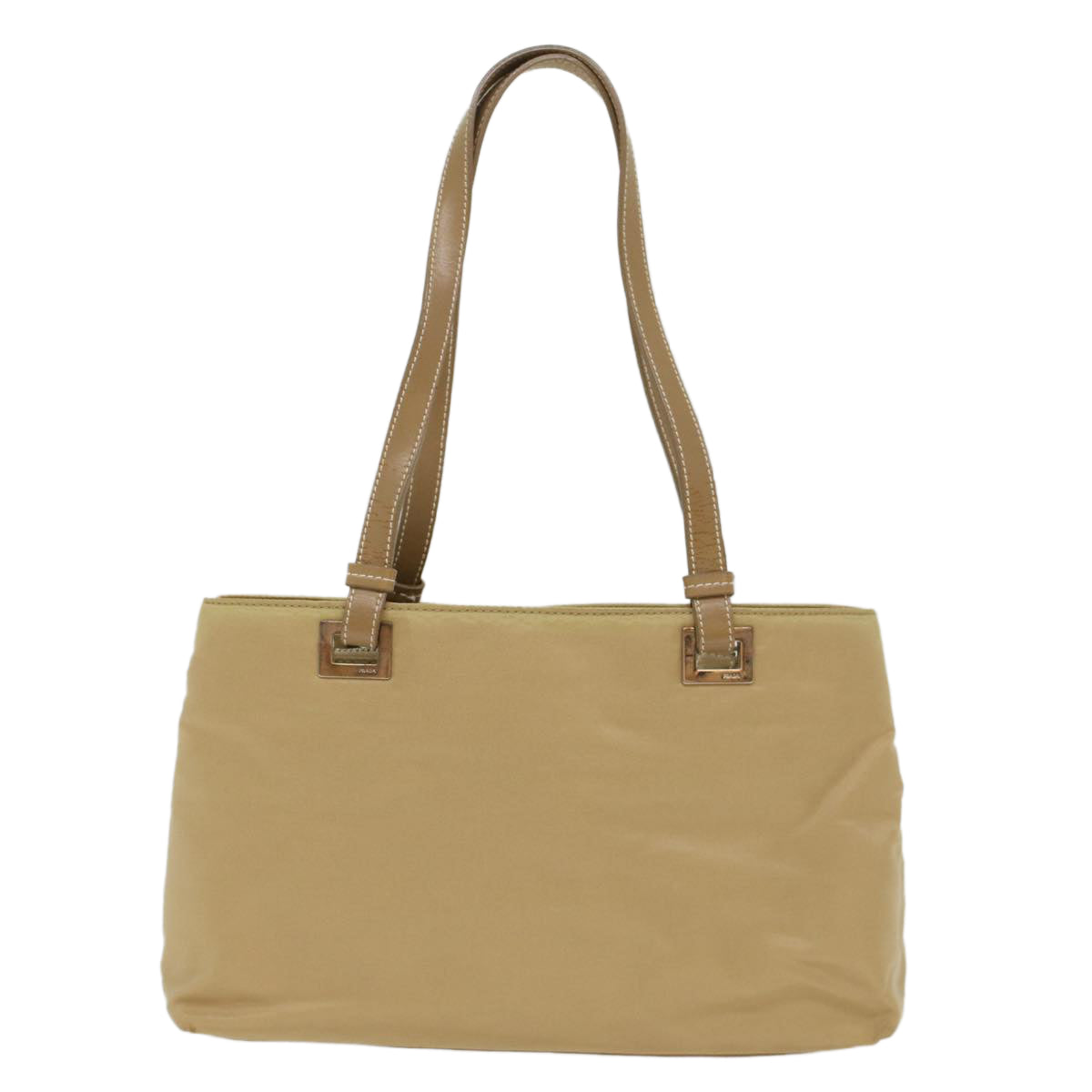 Prada Hand Bag Nylon Beige Travel Bag Nylon Beige 49590