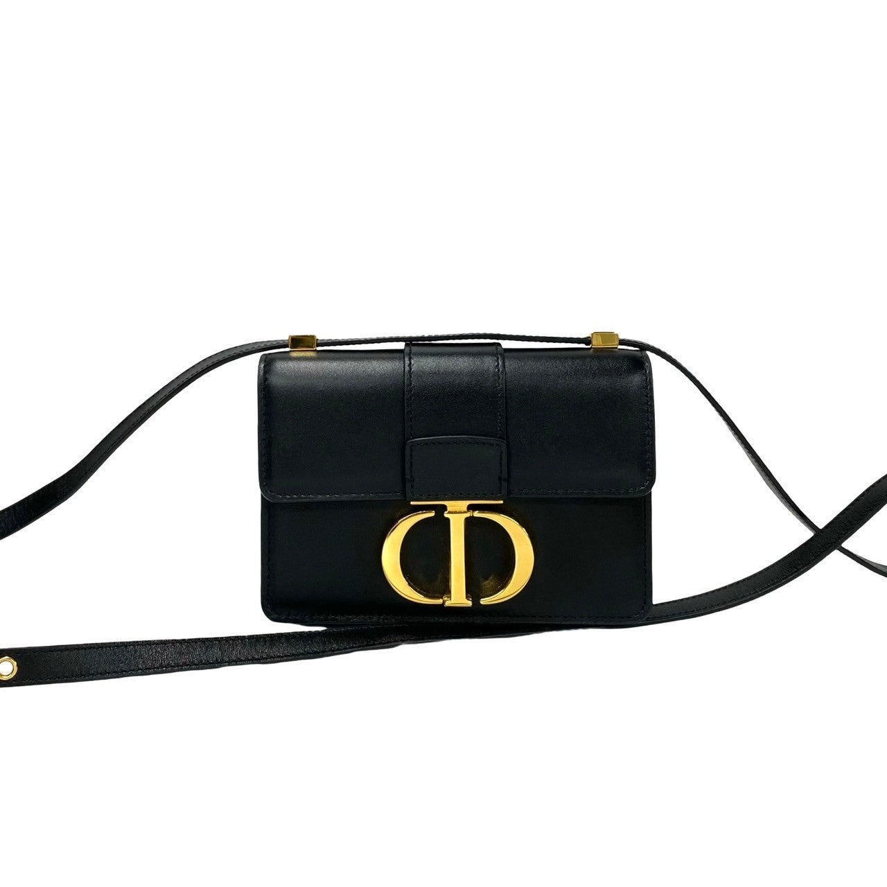 Dior Christian Montaigne Calfskin Shoulder Bag Mini