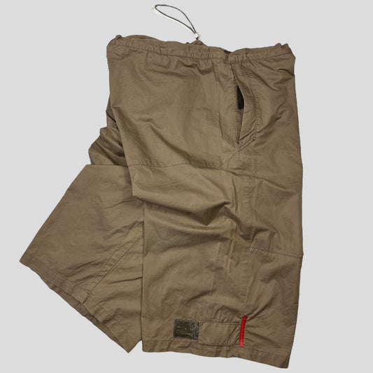 Prada Handbag Sport 00’s Technical Cotton Long Shorts