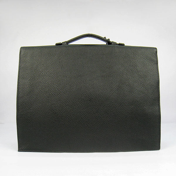 Hermes Luxury Briefcases Briefcase Handbag Black Travel Bag