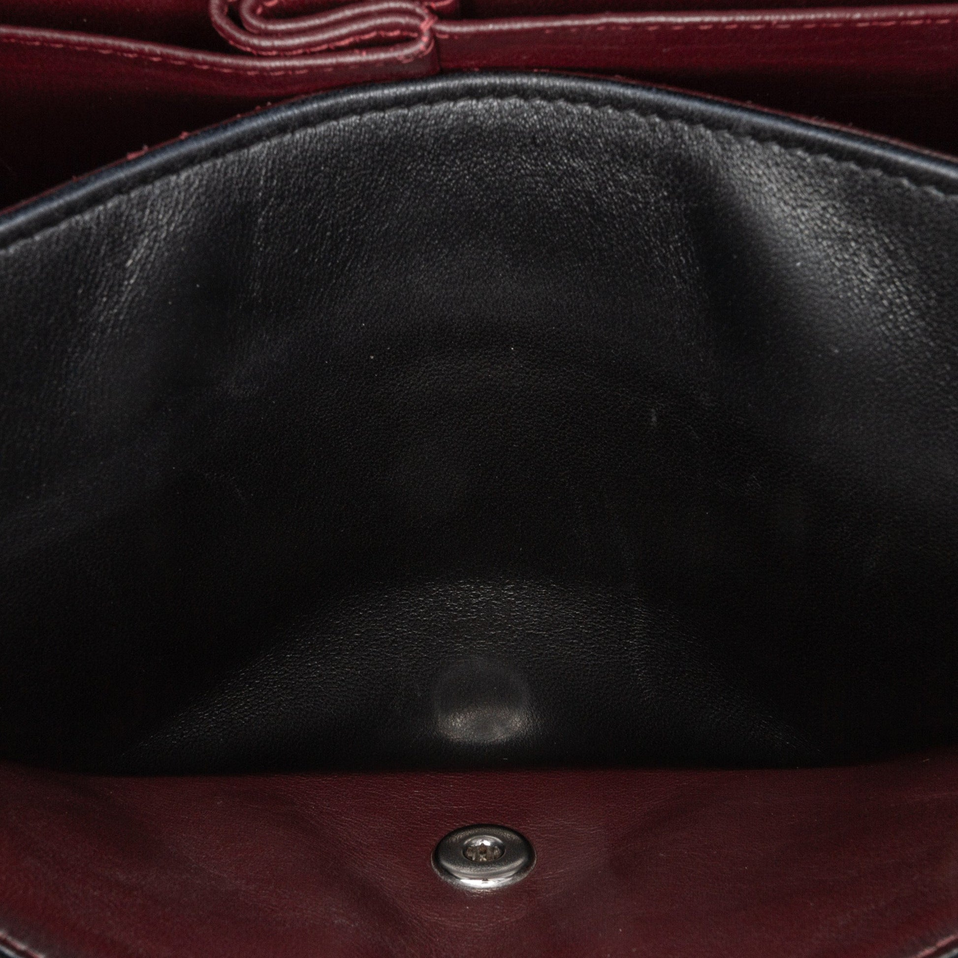 Black Chanel Jumbo Classic Lambskin Double Flap Shoulder Bag