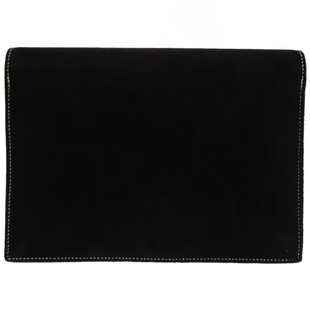Clutch Bag Doblis Silverstitch Navet Women Black
