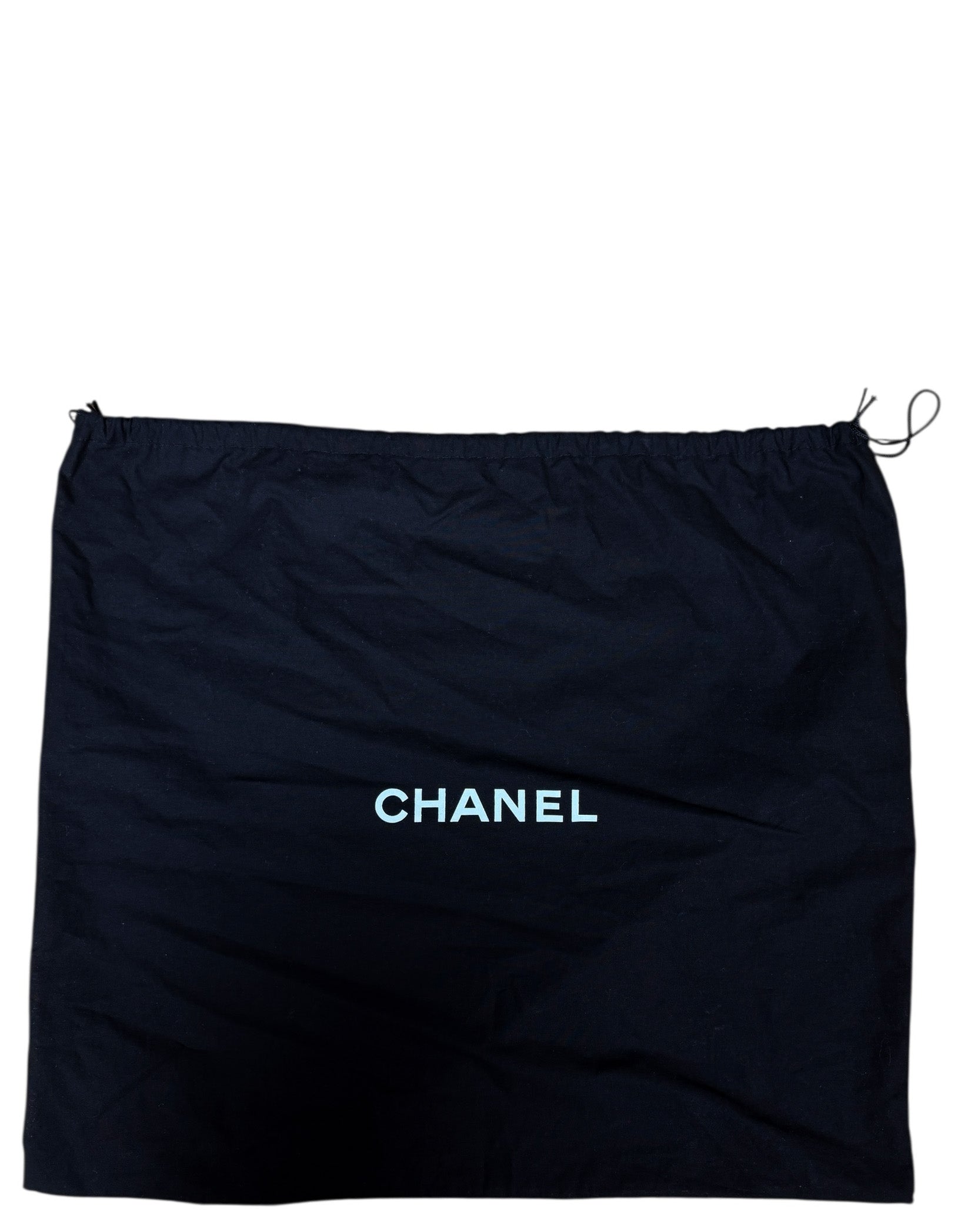 Chanel Black Caviar Leather Double Flap Jumbo Women Shoes