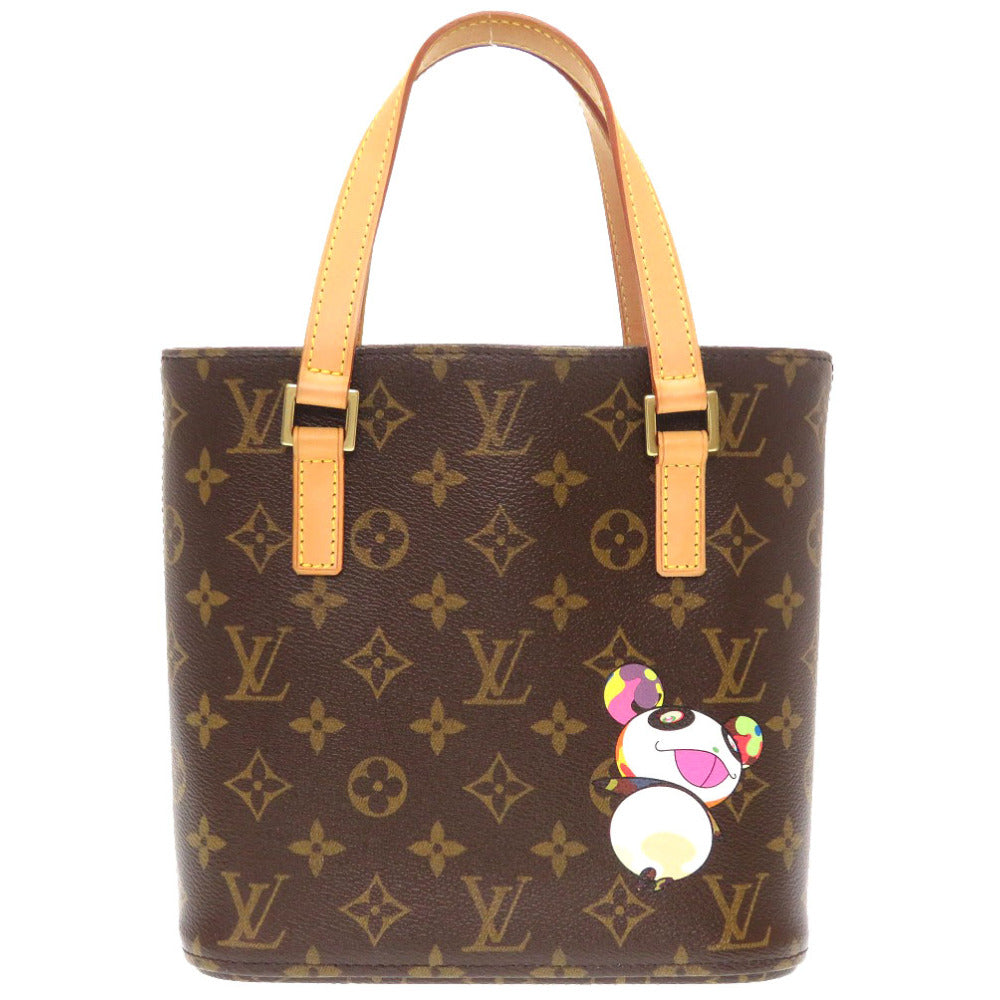 Louis Vuitton M51173 panda Vavan PM Takashi Monogram Canvas Brown Handbag