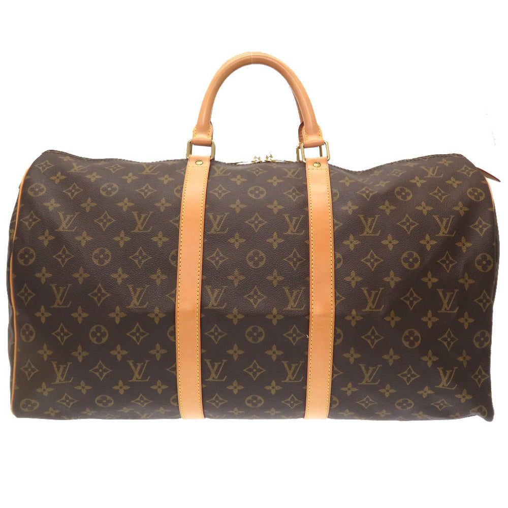 Louis Vuitton Boston Duffel M41426 Keepall 50 Monogram Canvas Brown Travel Bag 4E0143Pg5