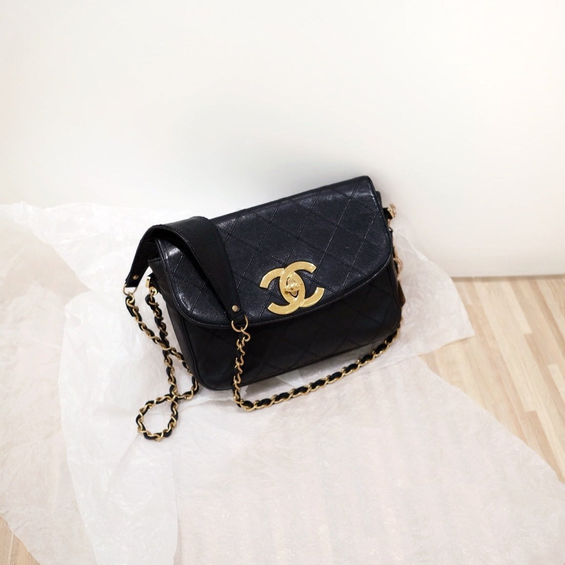 Chanel   XL CC mini flap bag