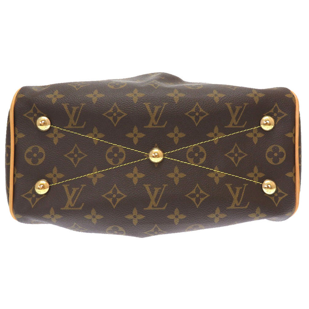 Louis Vuitton M40143 Tivoli PM Monogram Canvas Brown Handbag 4I0058Pa5