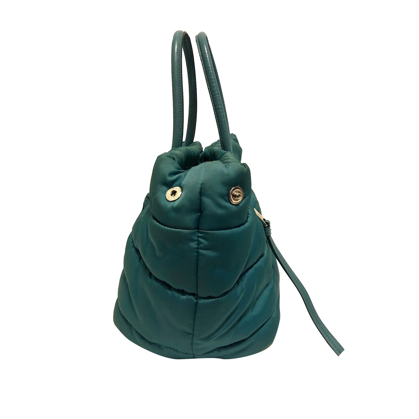 Prada Tessuto Bomber Tote Bag Nylon Green
